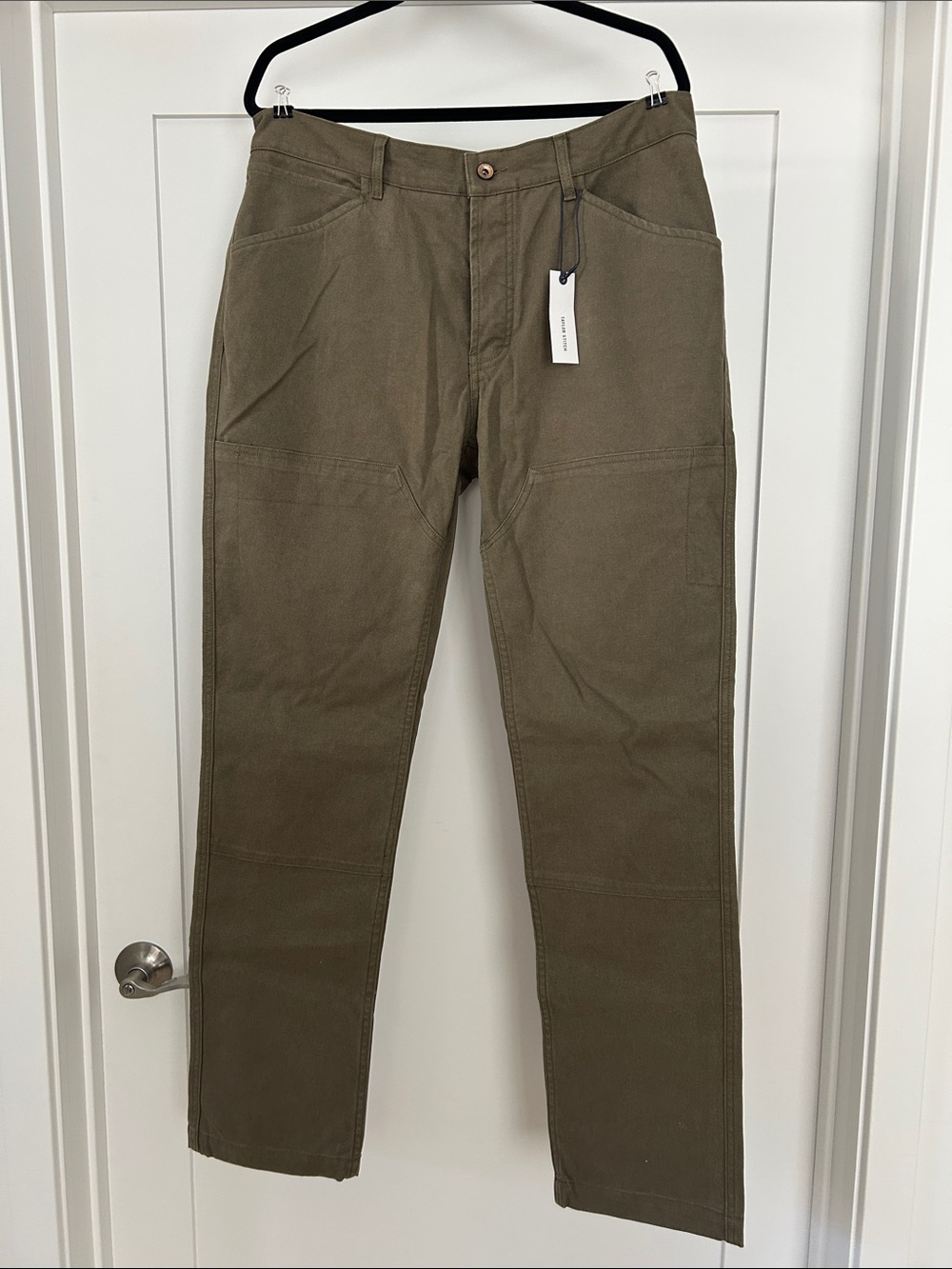 Taylor Stitch Camp Pant Stone Chipped Canvas 36